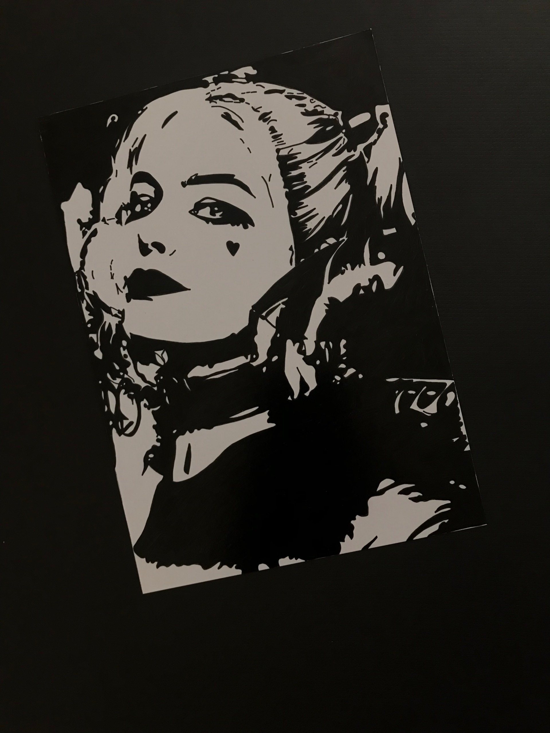 نقاشی پوستری هارلی کویین