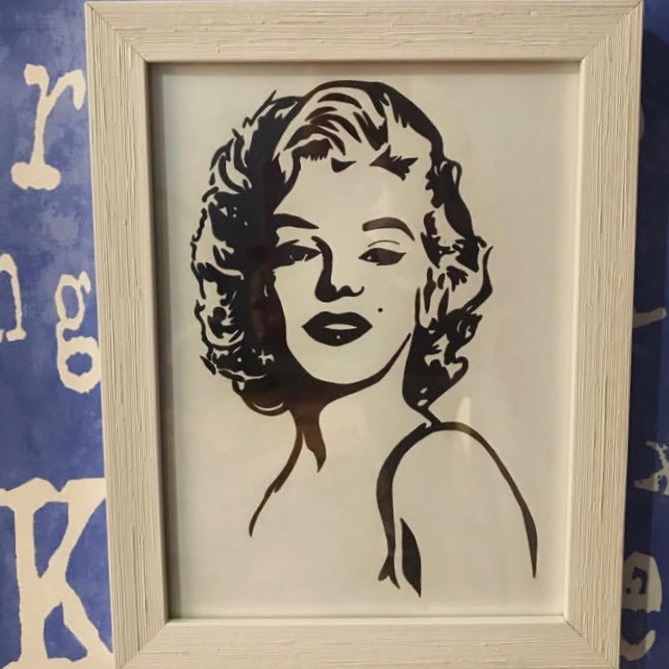 نقاشی پوستری مرلین مونرو