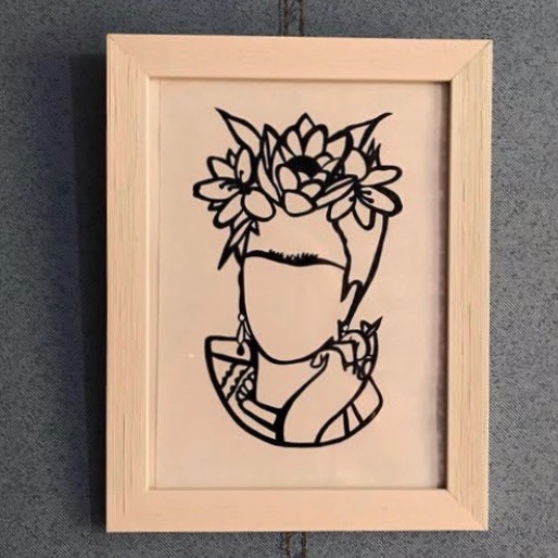 نقاشی پوستری فریدا فانتزی