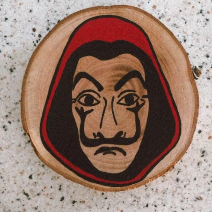 نقاشی روی چوب مانی هیست