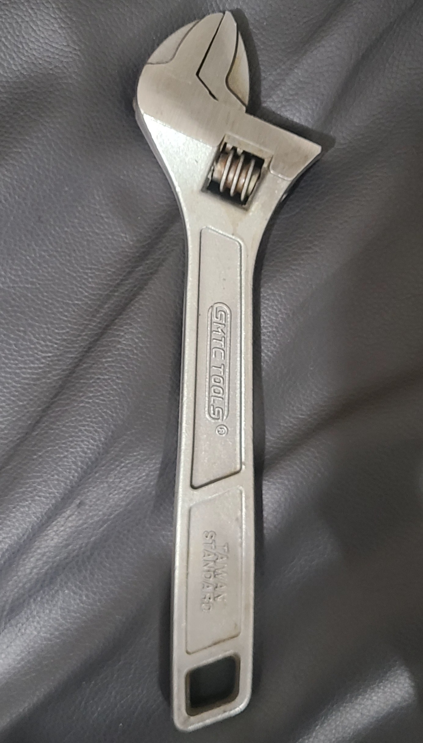 آچار فرانسه سایز 10 اینچ صنعتی SMTC-TAIWAN تایوان