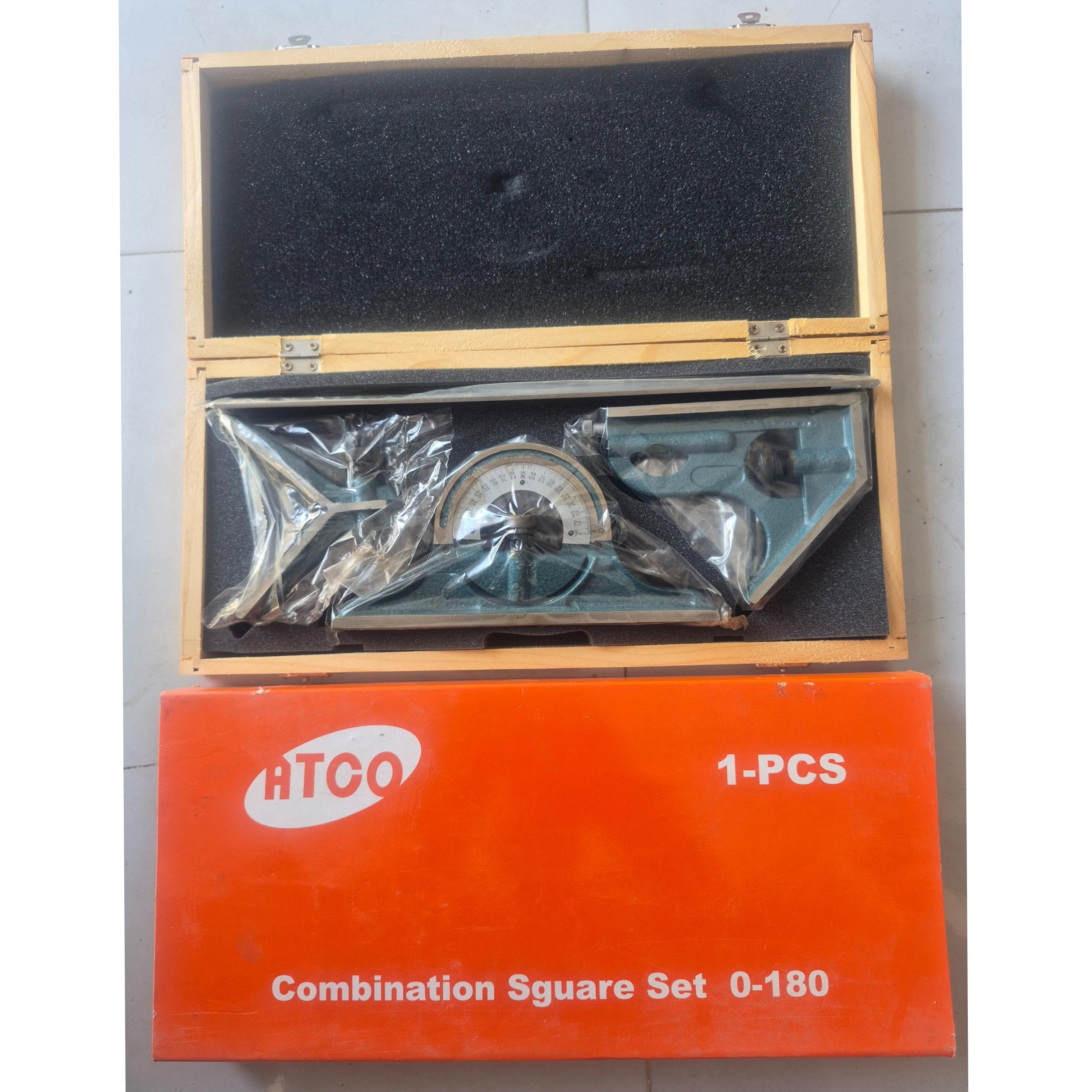 گونیای ترکیبی 4 تکه ATCO سایز 180-0 درجه