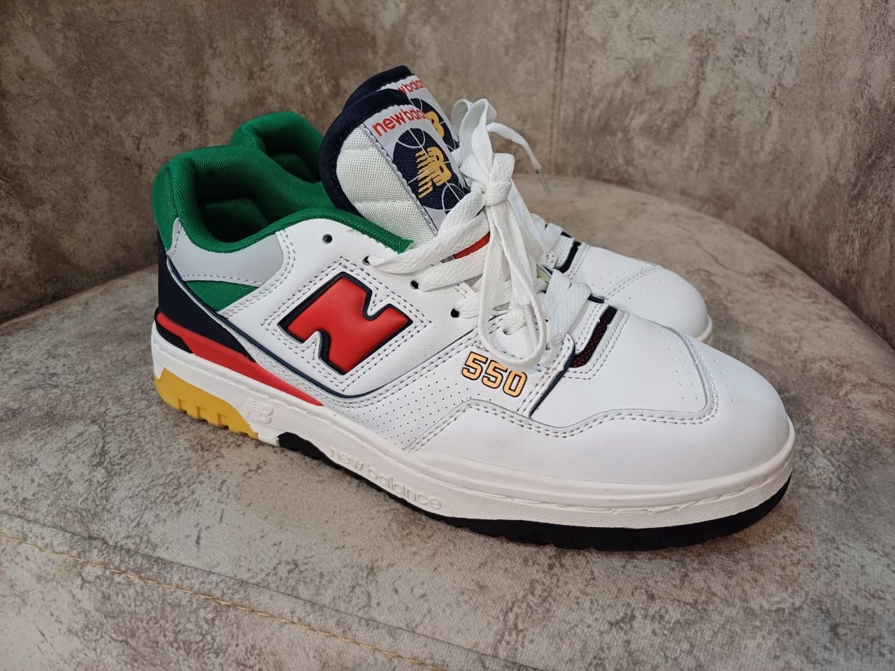 کتونی اورجینال نیوبالانس 550 مولتی کالر