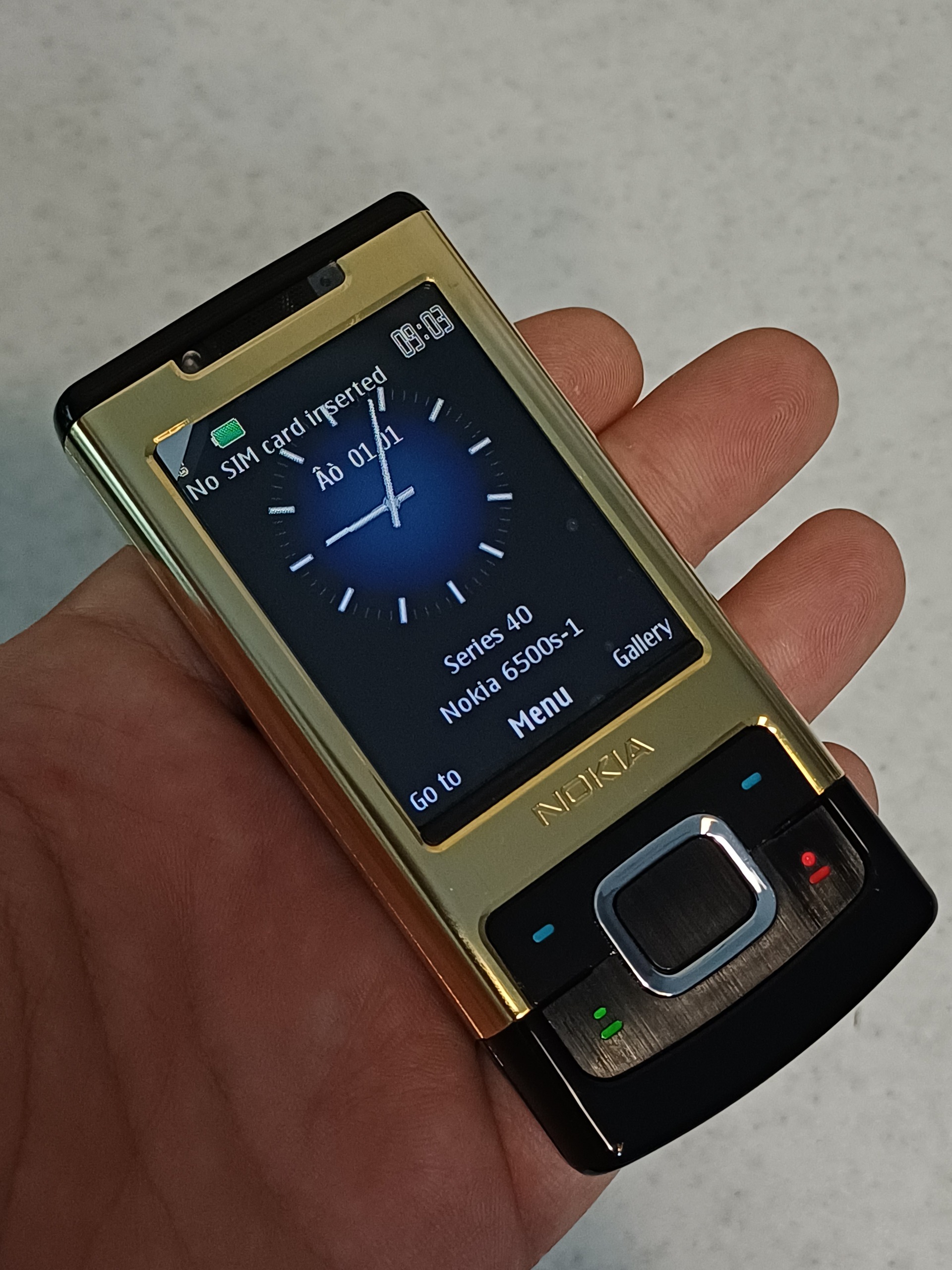 نوکیا 6500s گلد لیمیتد ادیشن آکبند