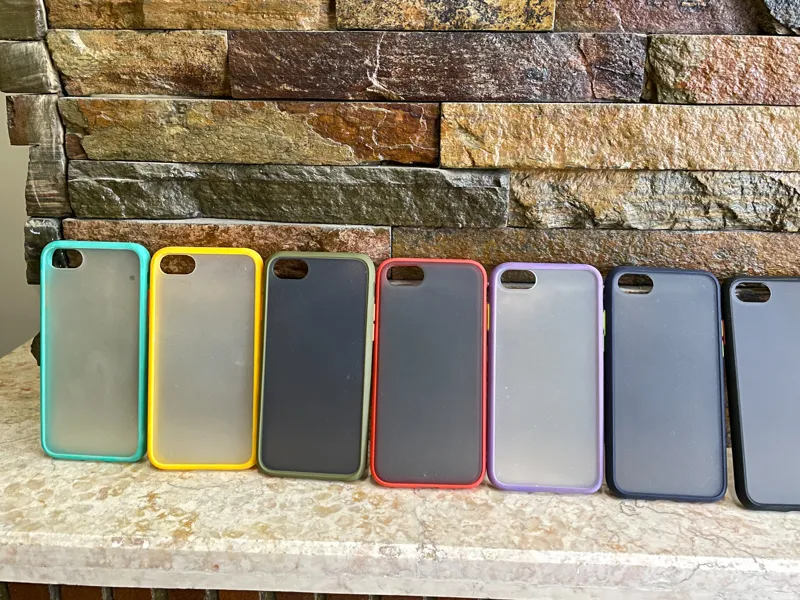 کاور پشت مات دور رنگی آیفون 6اس