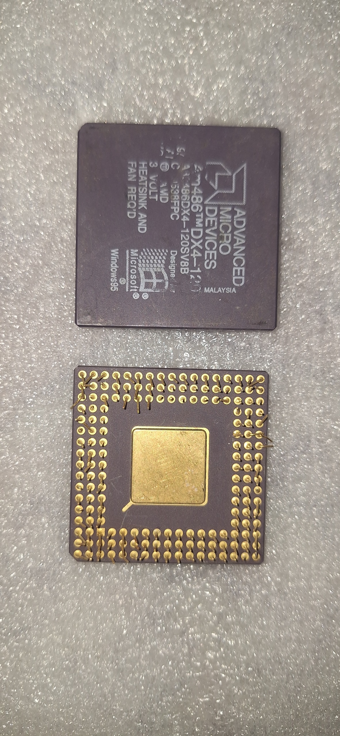 25 عدد CPU سرامیکی AMD طلایی