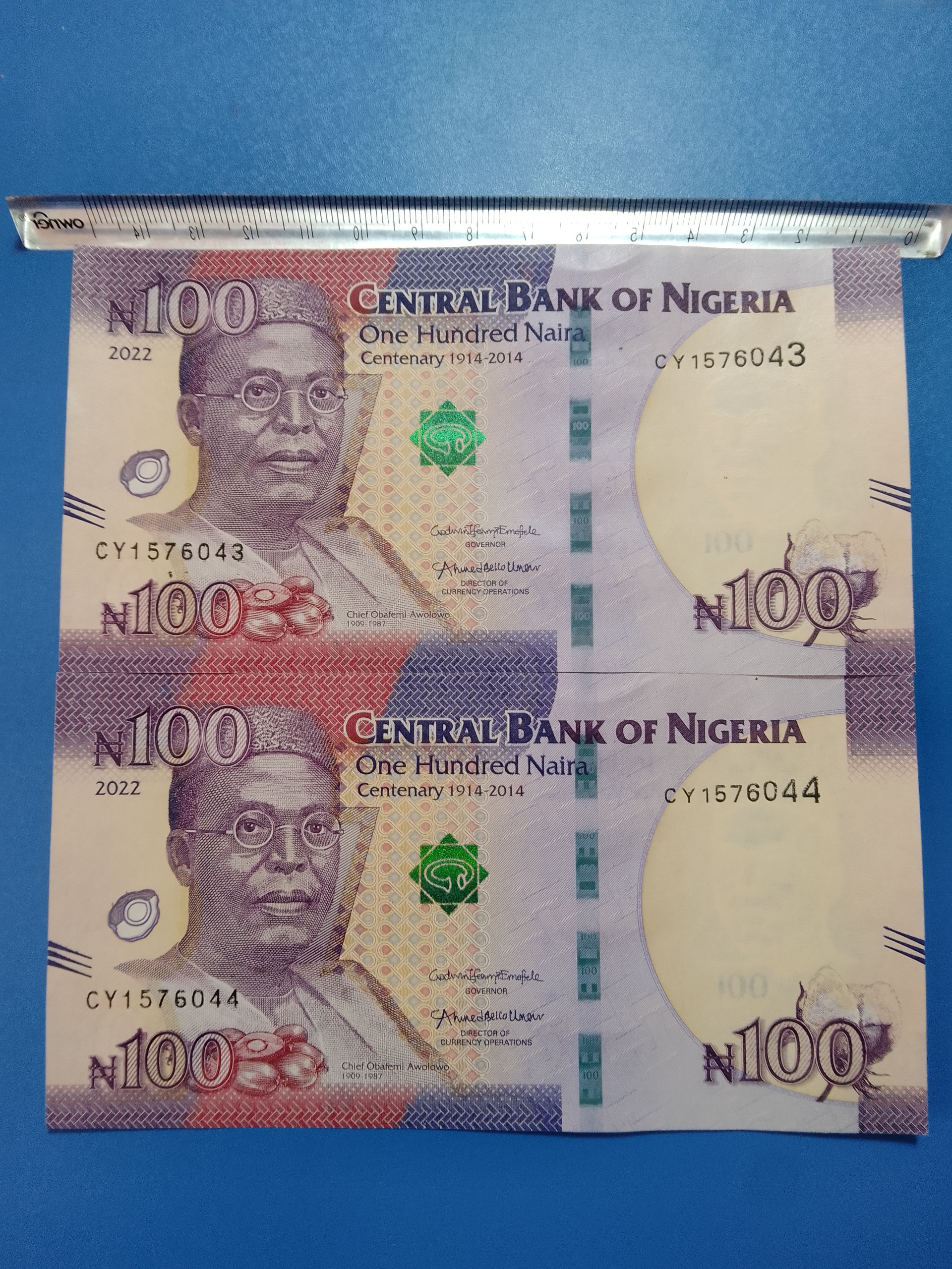 جفت بانکی 100 نایرا نیجریه