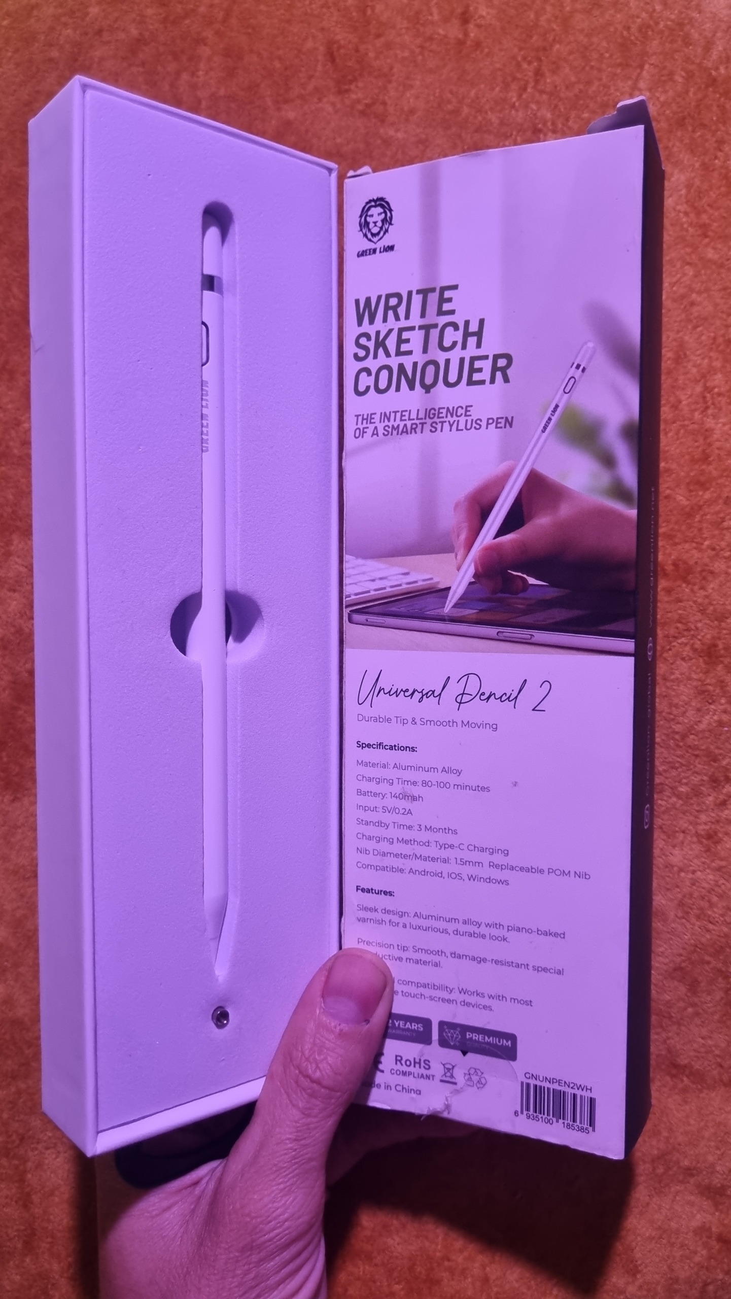 قلم لمسی گرین لاین universal pencil 2