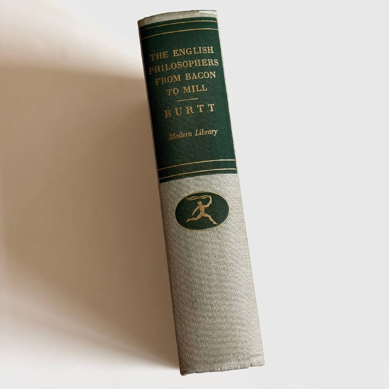 The English Philosophers From Bacon To Mill فلسفه
