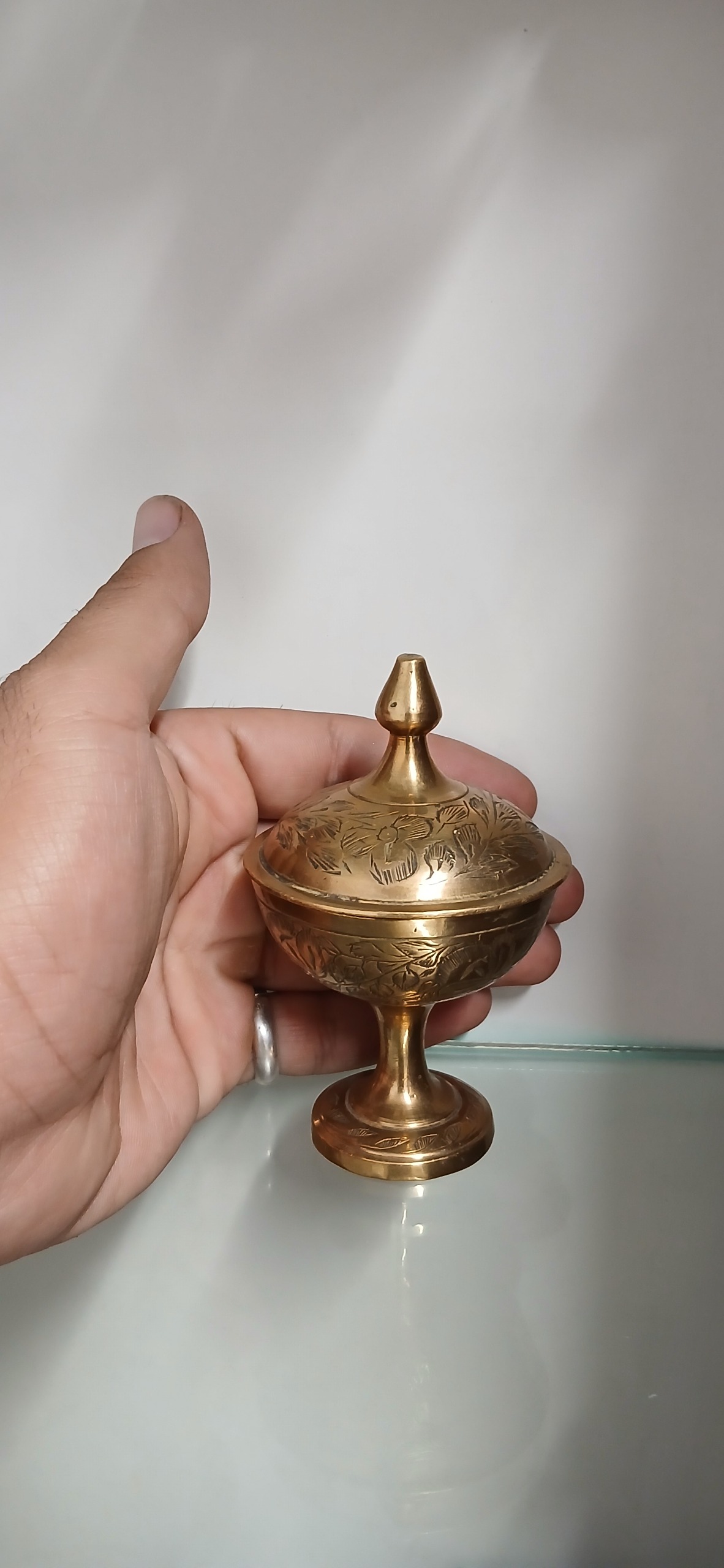قندان برنجی اروپایی