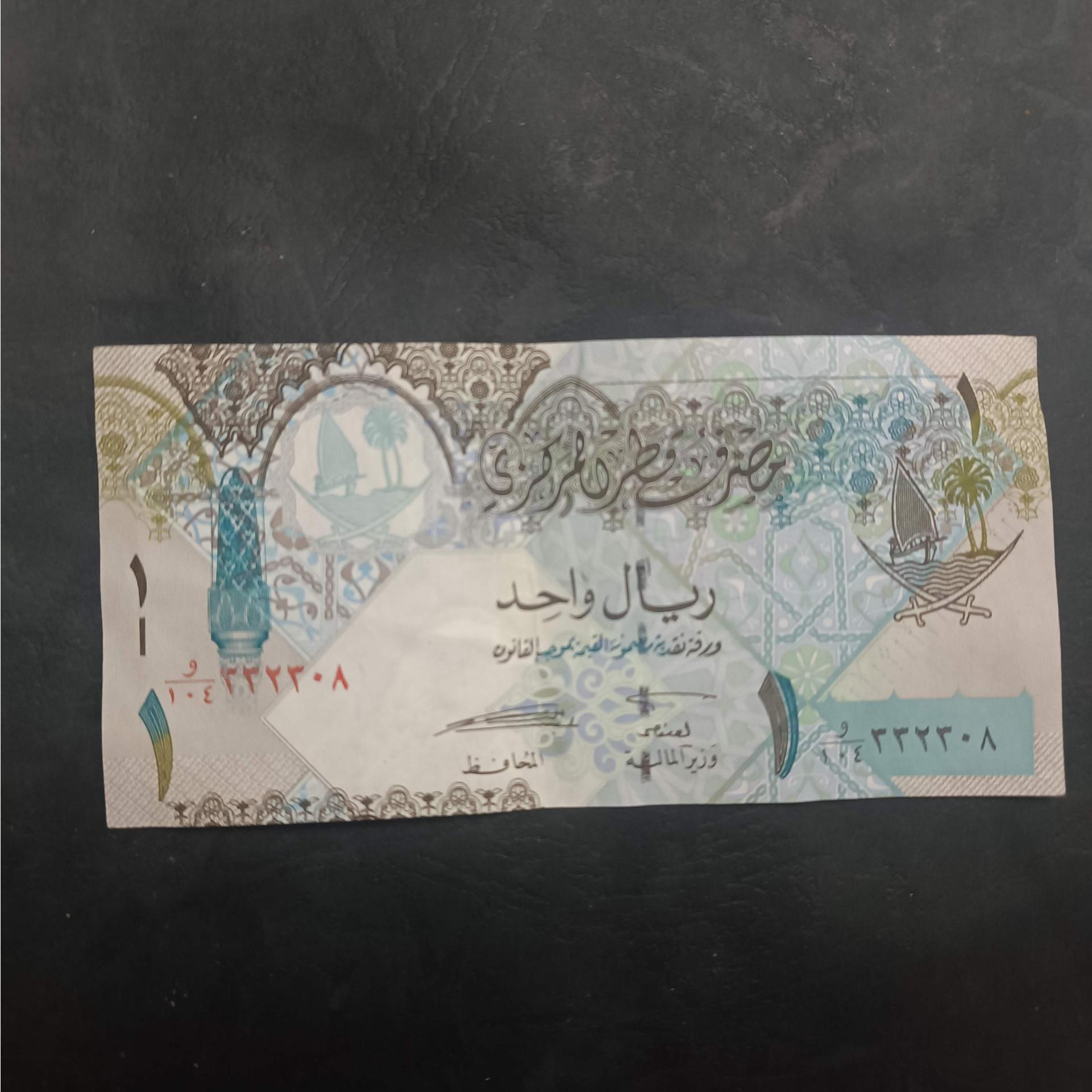 اسکناس خارجی اصلی قطر فیلیگران پایین