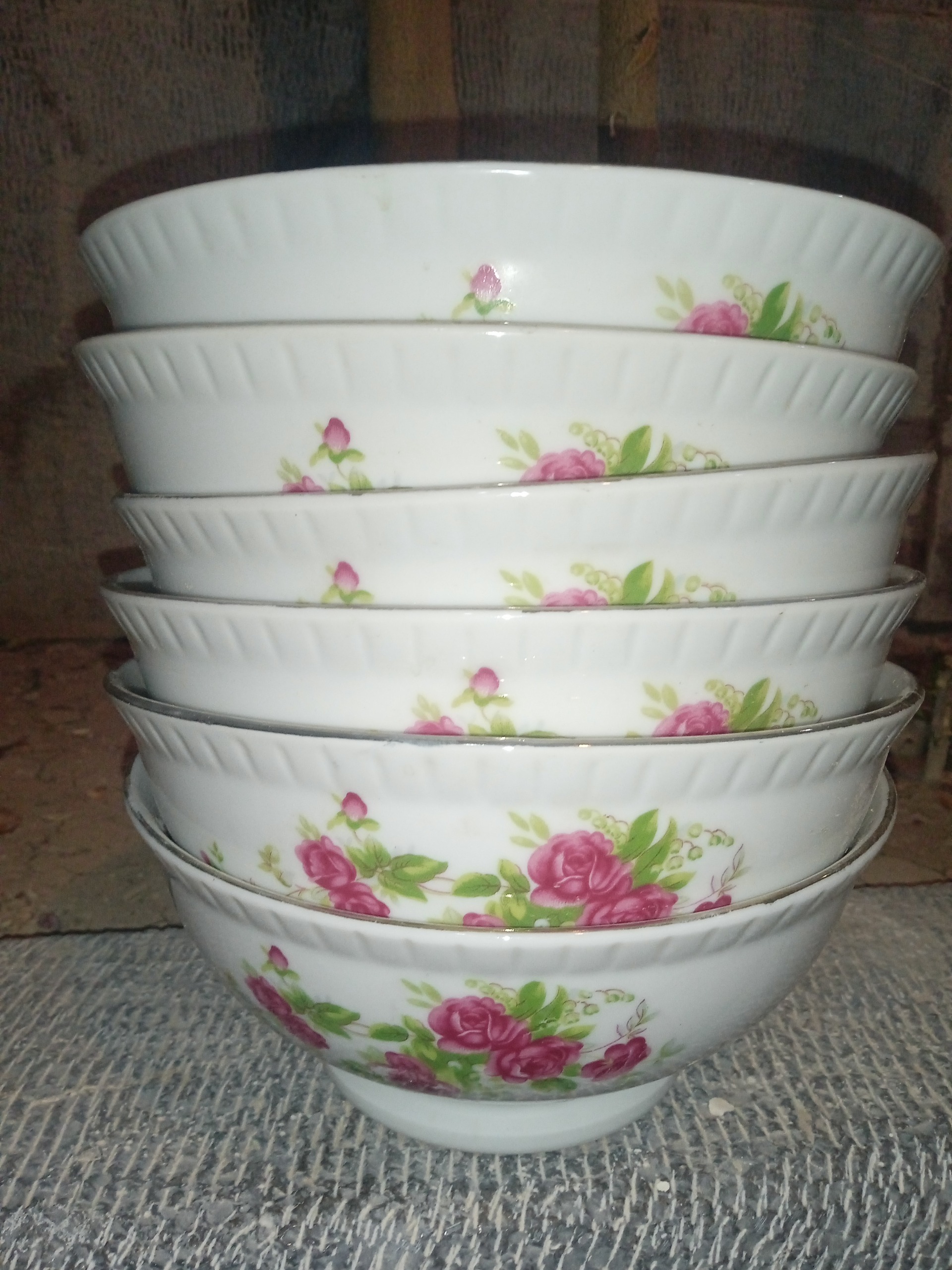 یکدست معادل 6 عدد کاسه بزرگ آبگوشت خوری ژاپن