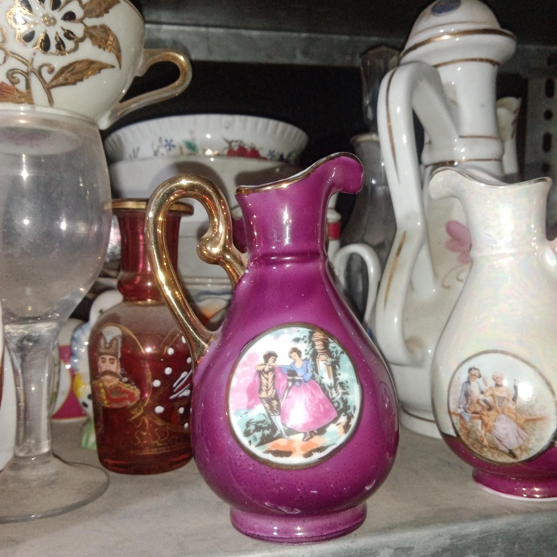 آبلیمو خوری قدیمی ژاپنی بدون رفتگی طلایی کاملا نو