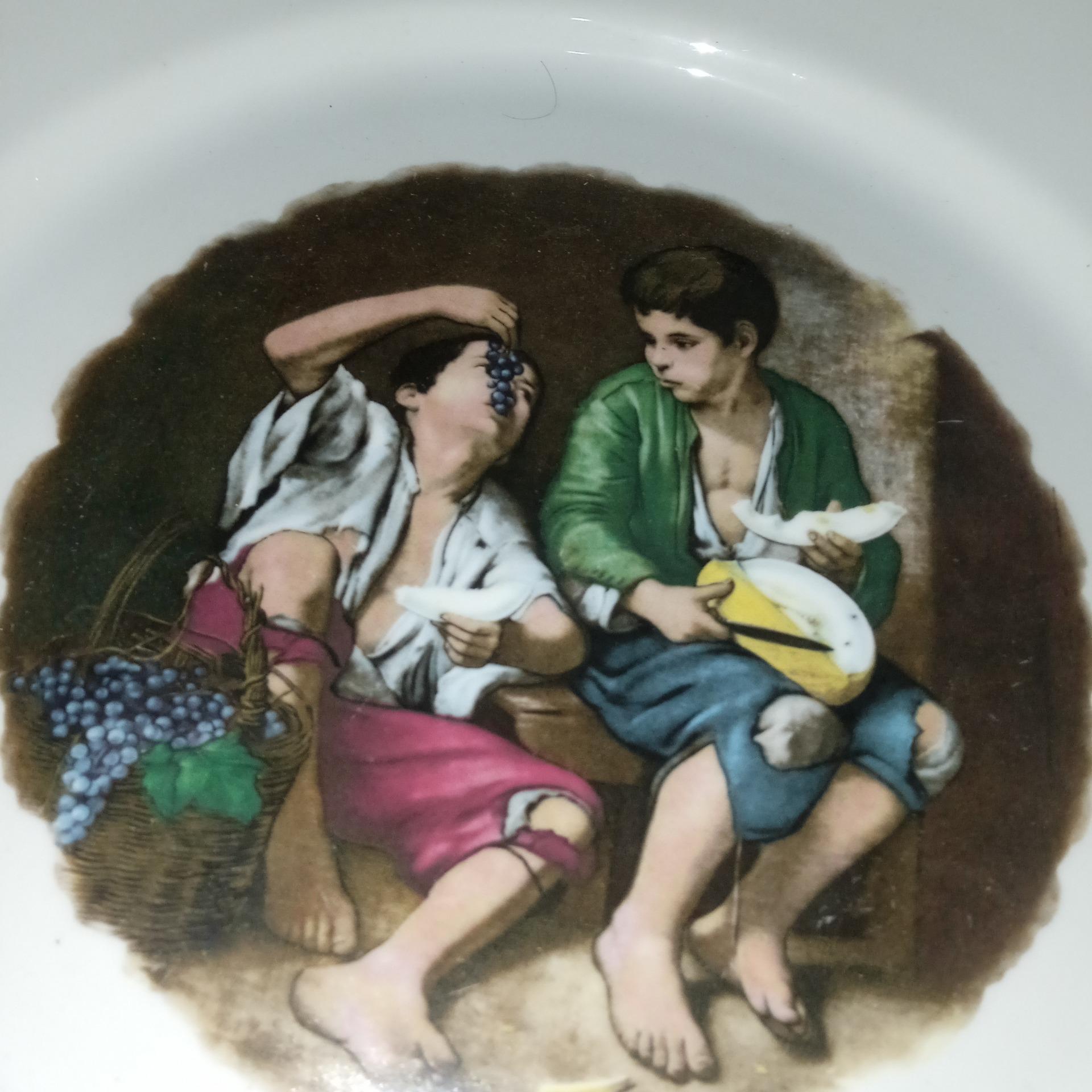 سرویس قدیمی شیرینی خوری ساخت کشور چک با طلای واقعی