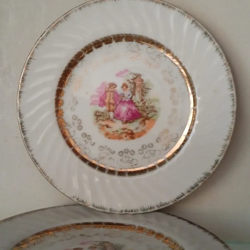 دیوارکوب قدیمی ژاپن دانسی قطر16 با طلاکاری واقعی