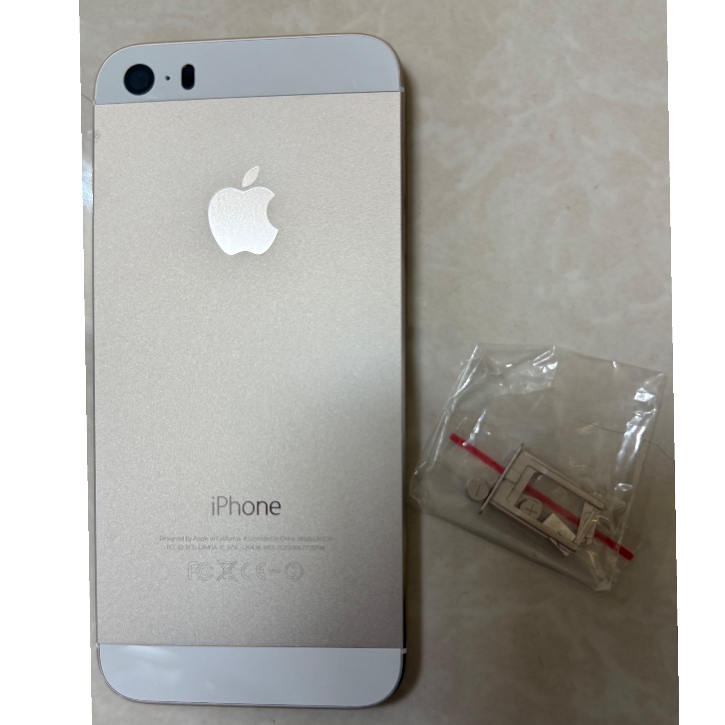 قاب ایفون 5sاورجینال رنگ گلد