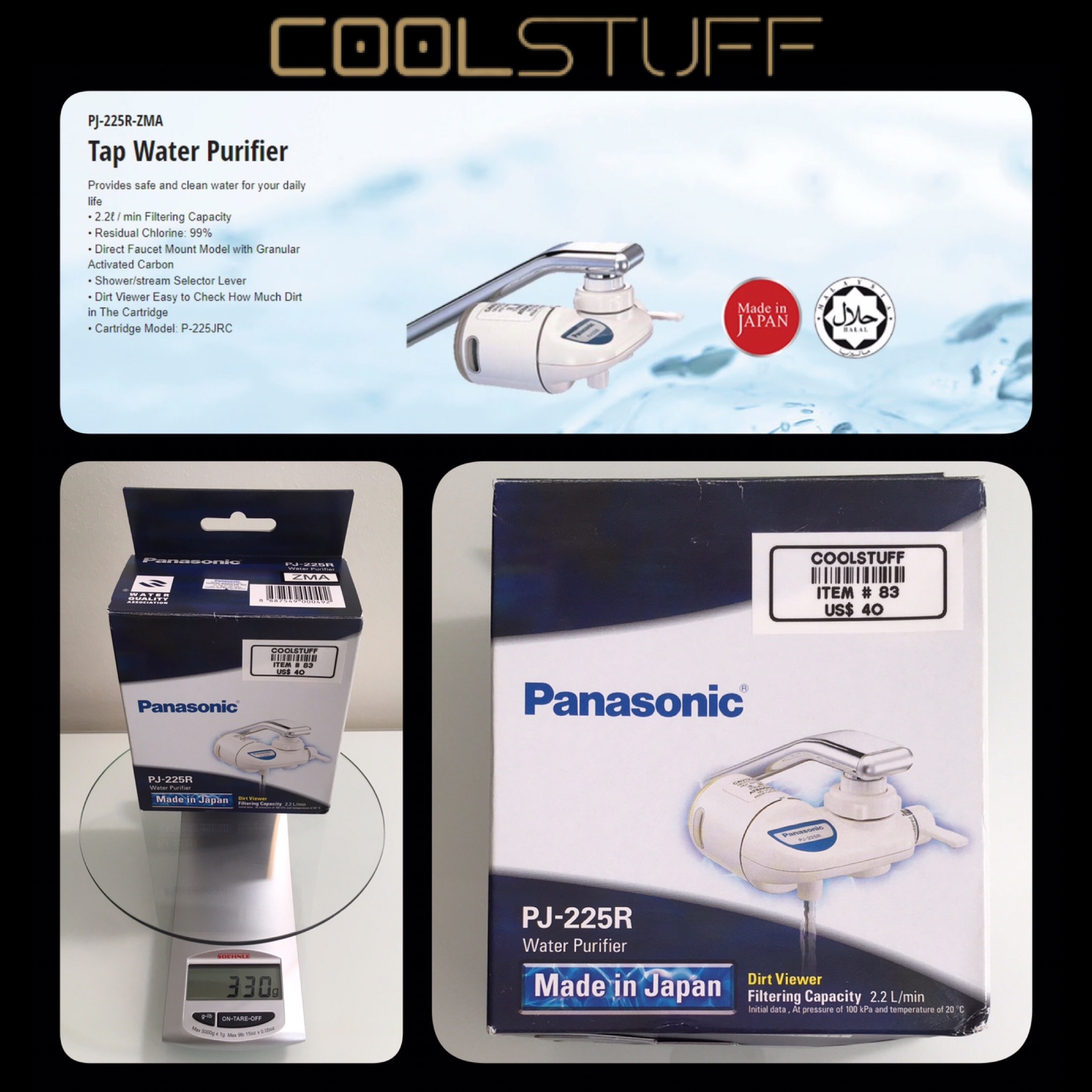 PANASONIC تصفیه آب سرشیری - ساخت ژاپن - آکبند