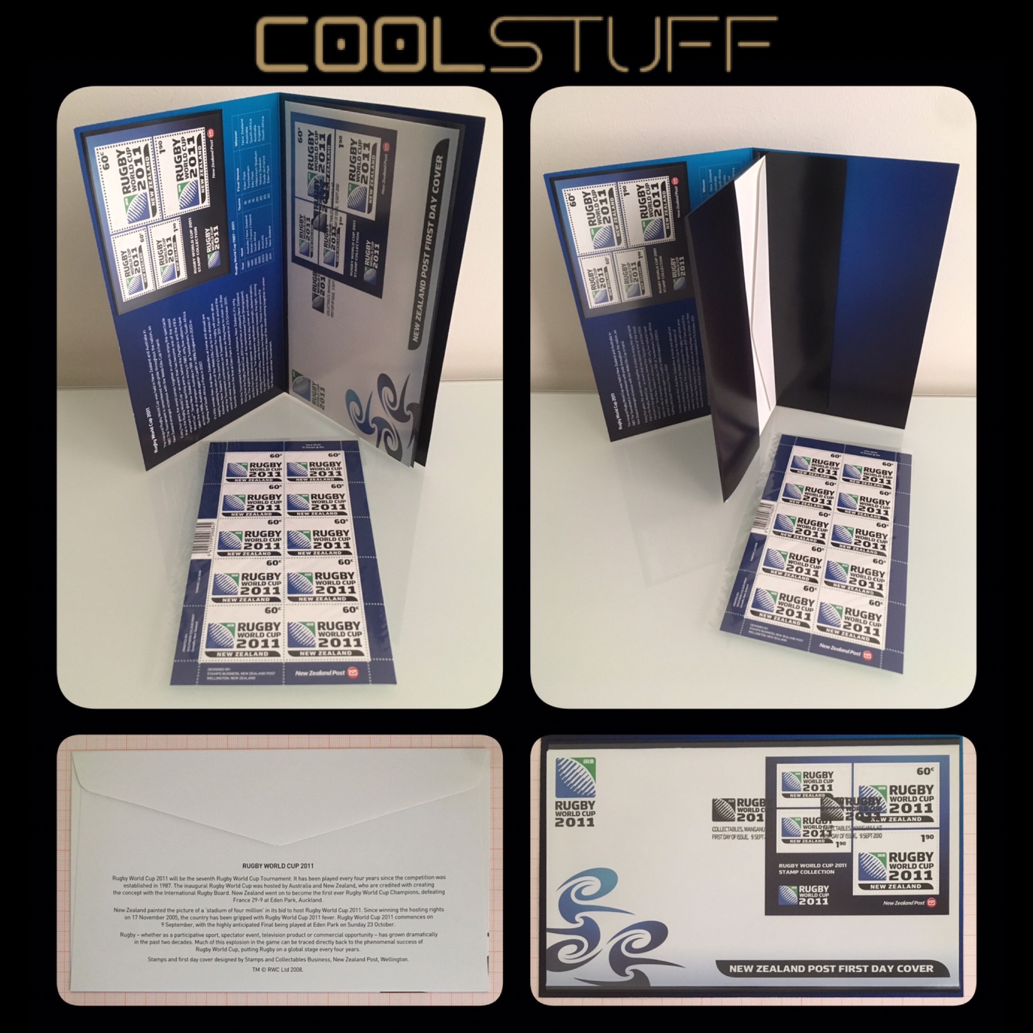 NZ RUGBY پک ویژه 18تمبر راگبی نیوزیلند 2010