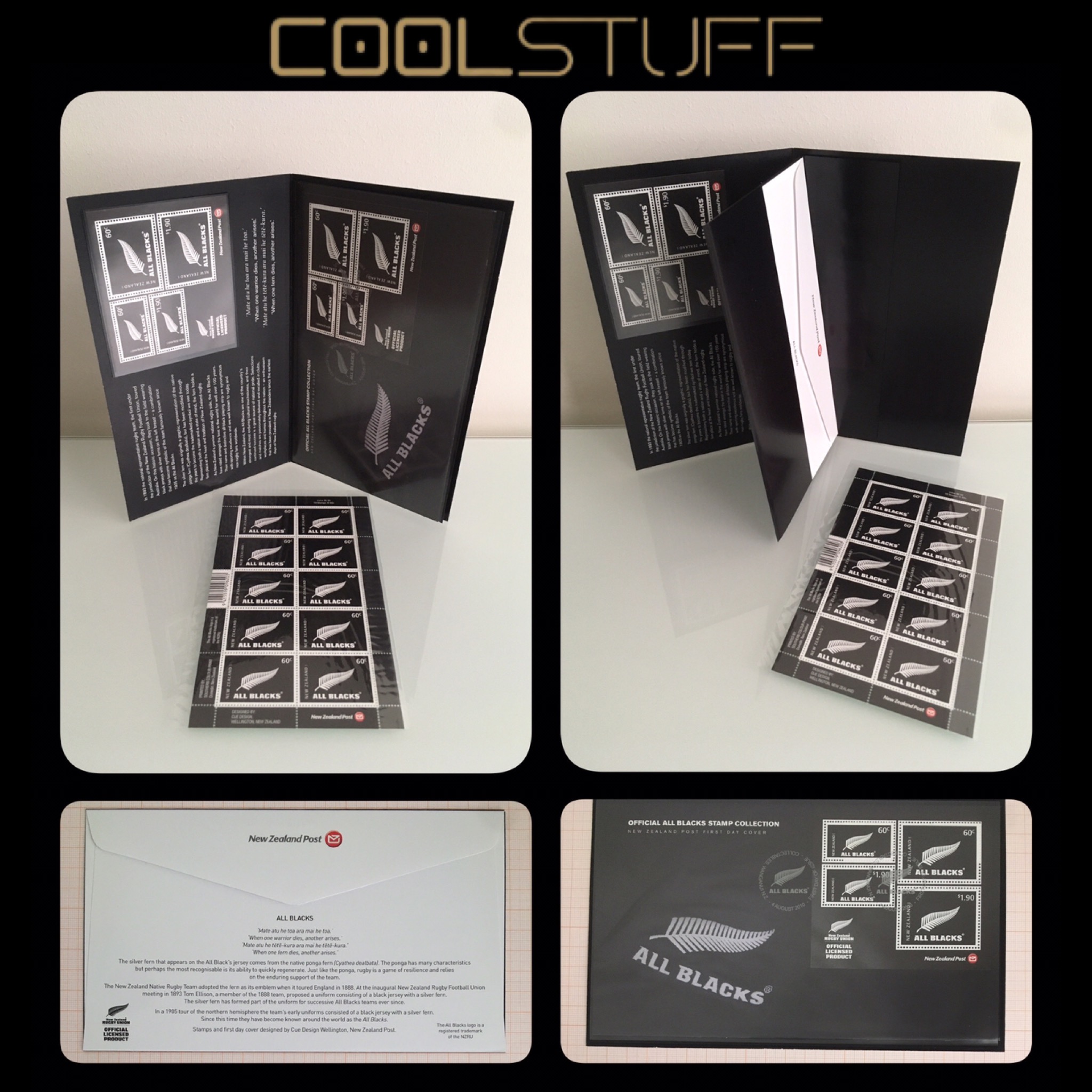 NZ ALLBLACKS پک ویژه 18تمبر ال بلکس نیوزیلند 2010