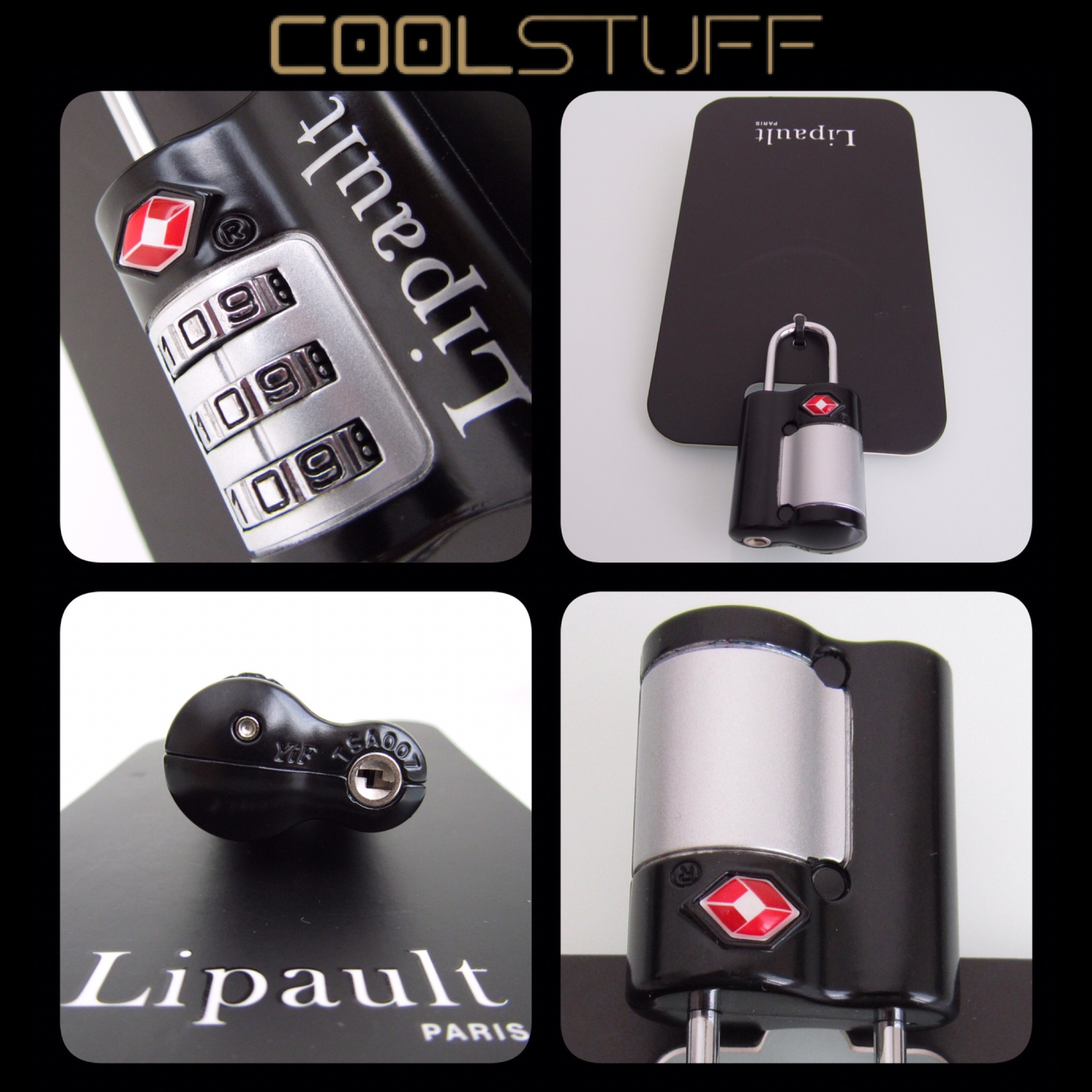LIPAULT قفل مستحکم لیپو - 3رمز  TSA - فرانسه