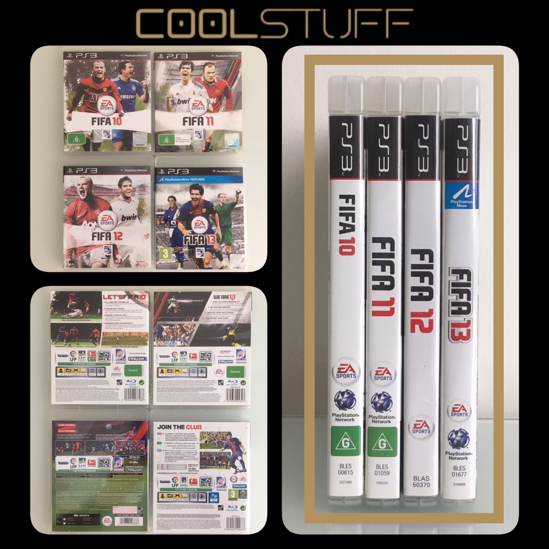 FIFA PS3 مجموعه چهار فیفا 13-12-11-10 بدون خط و خش