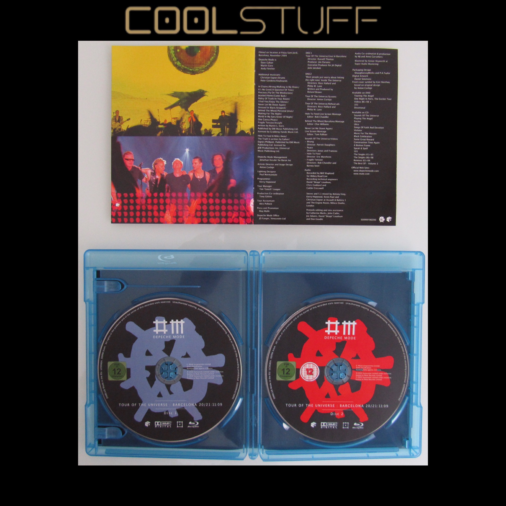 DEPECHE MODE دو دیسک بلورِی تصویری کنسرت بارسلونا