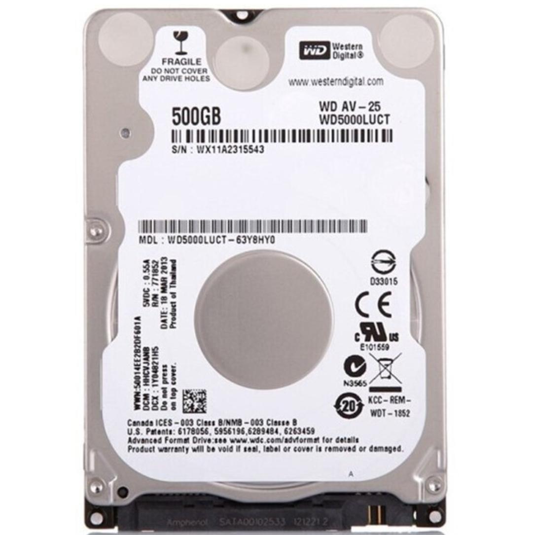 هارد وسترن 500 گیگ استوک