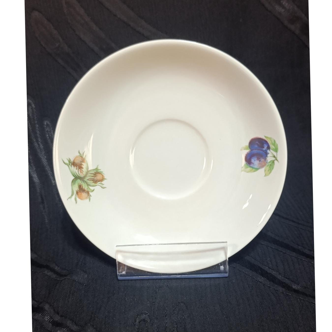 چهار عدد نعلبکی طرح میوه قدیمی