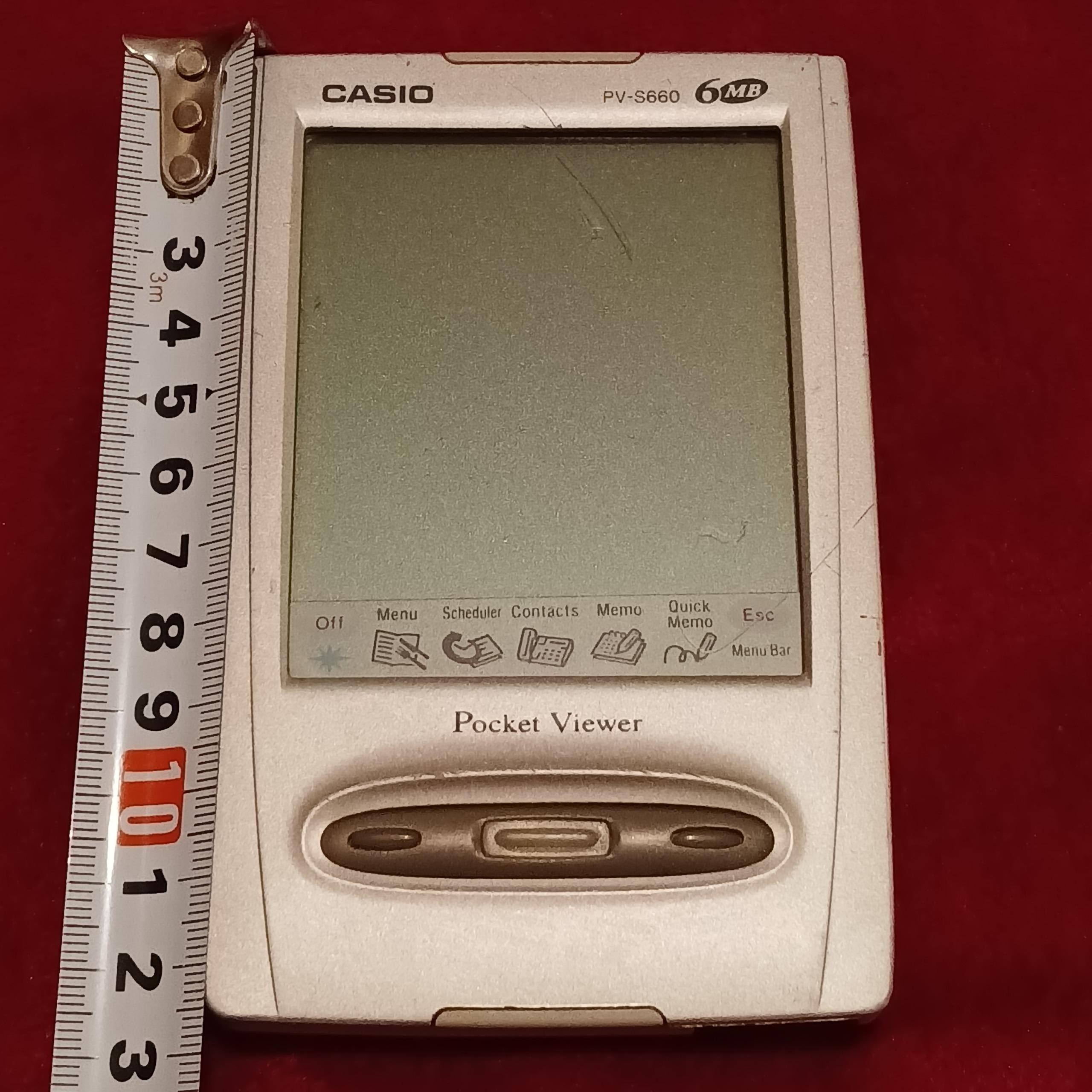 کامپیوتر جیبی کاسیو CASIO مدل PV-S660