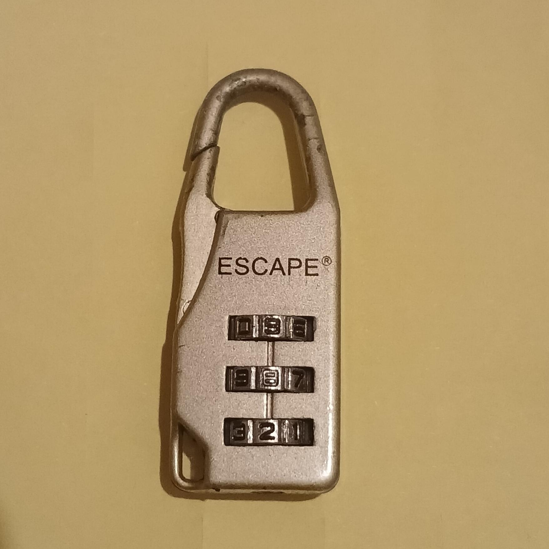 قفل رمزدار فلزی مارک ESCAPE
