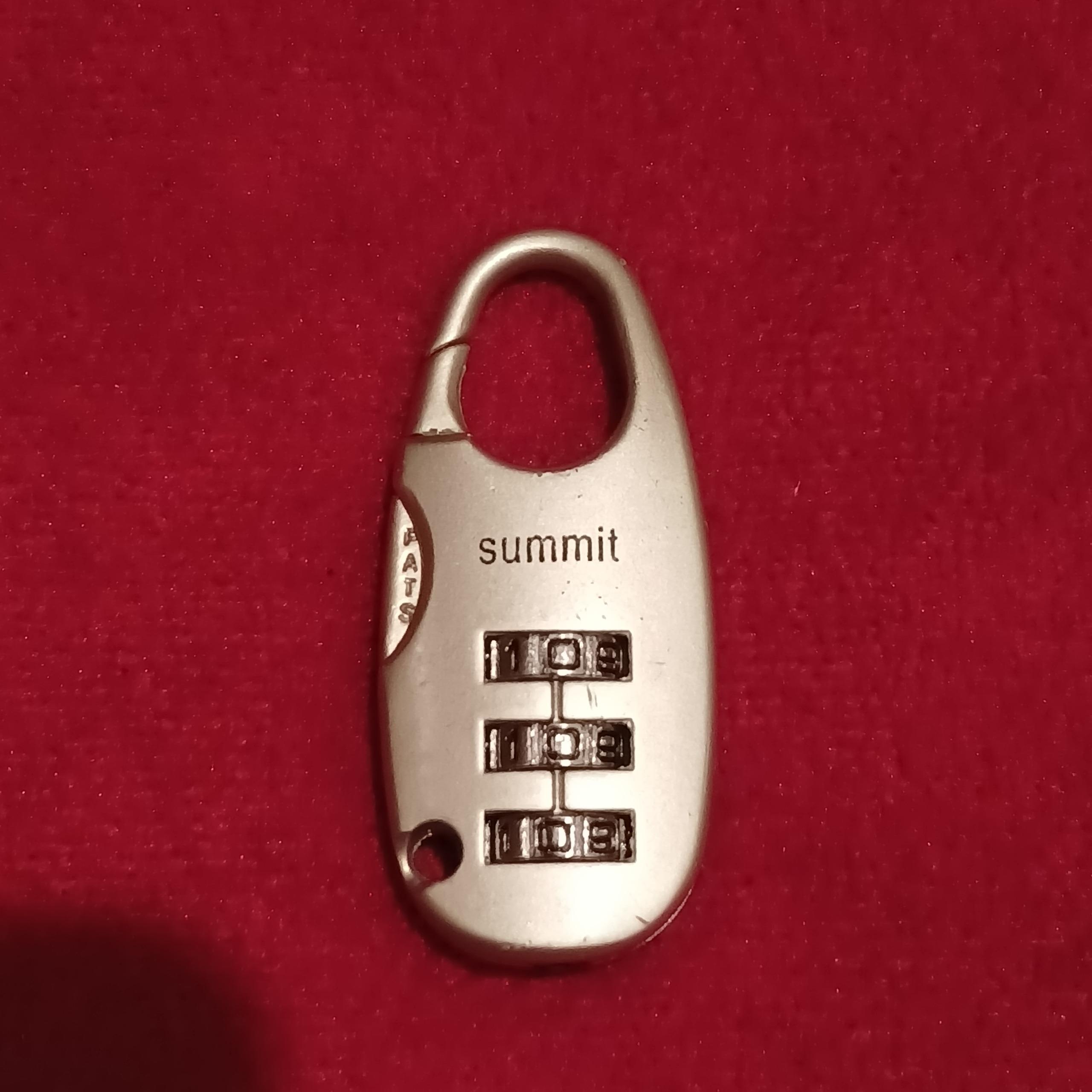 قفل رمزدار فلزی summit