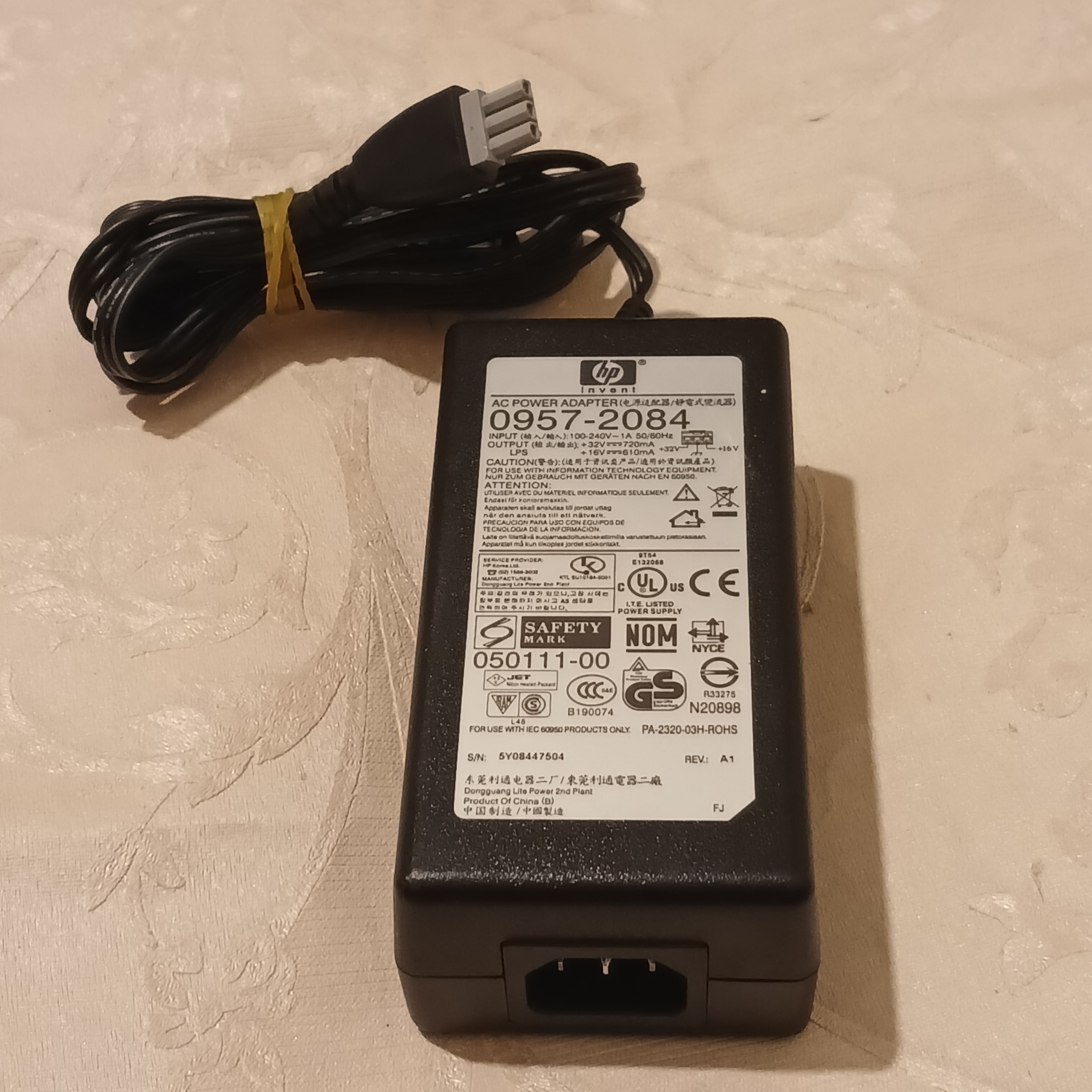 آداپتور پرینتر اچ پی hp 32 اصلی 32 ولت