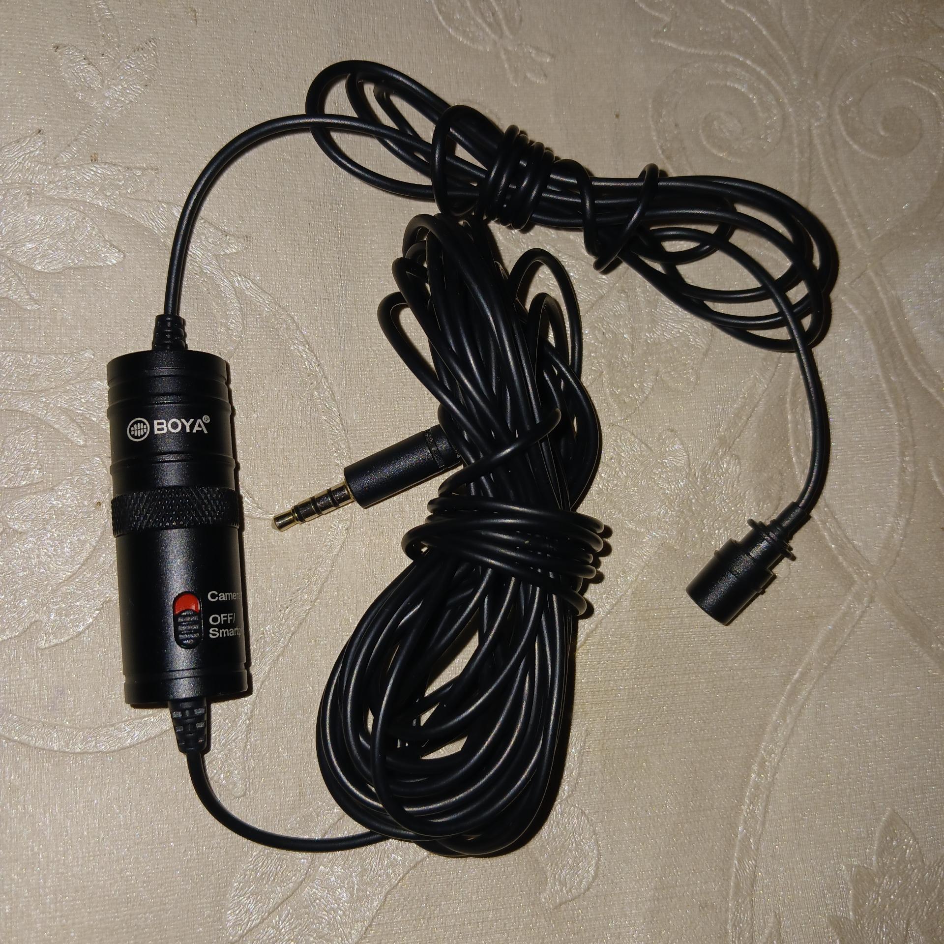 میکروفون بویا BOYA سیم 6 متری معیوب