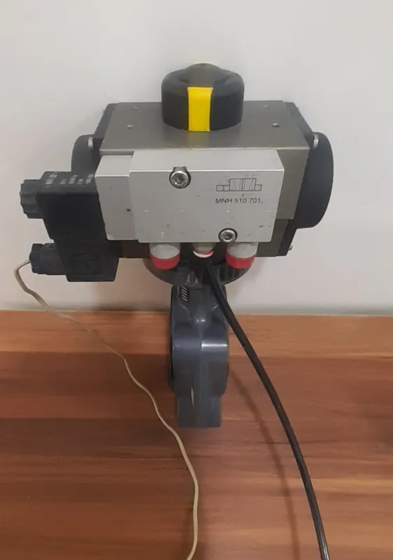 شیر ویفری با اکچویتور الکتروپنوماتیک REVAHO اصل