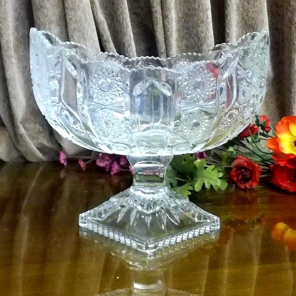 ظرف میوه خوری کریستال کشکولی