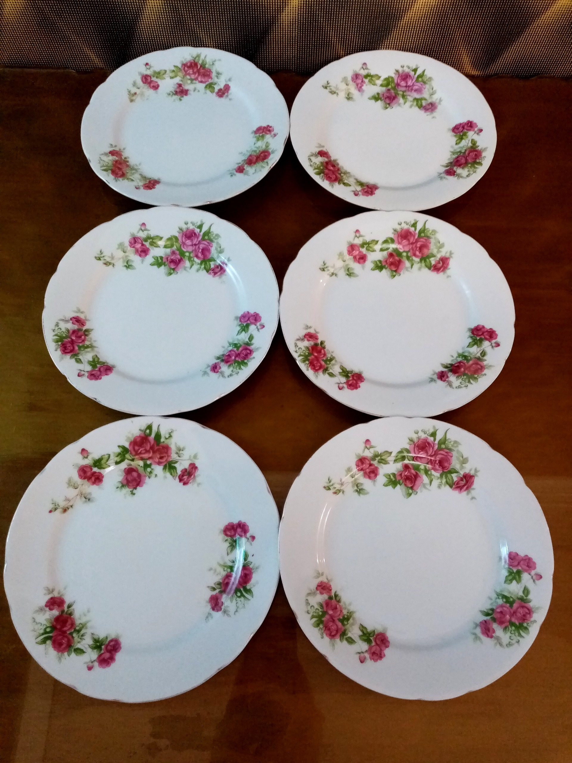 بشقاب گلسرخی 20سانتی یاماتسو ژاپنی