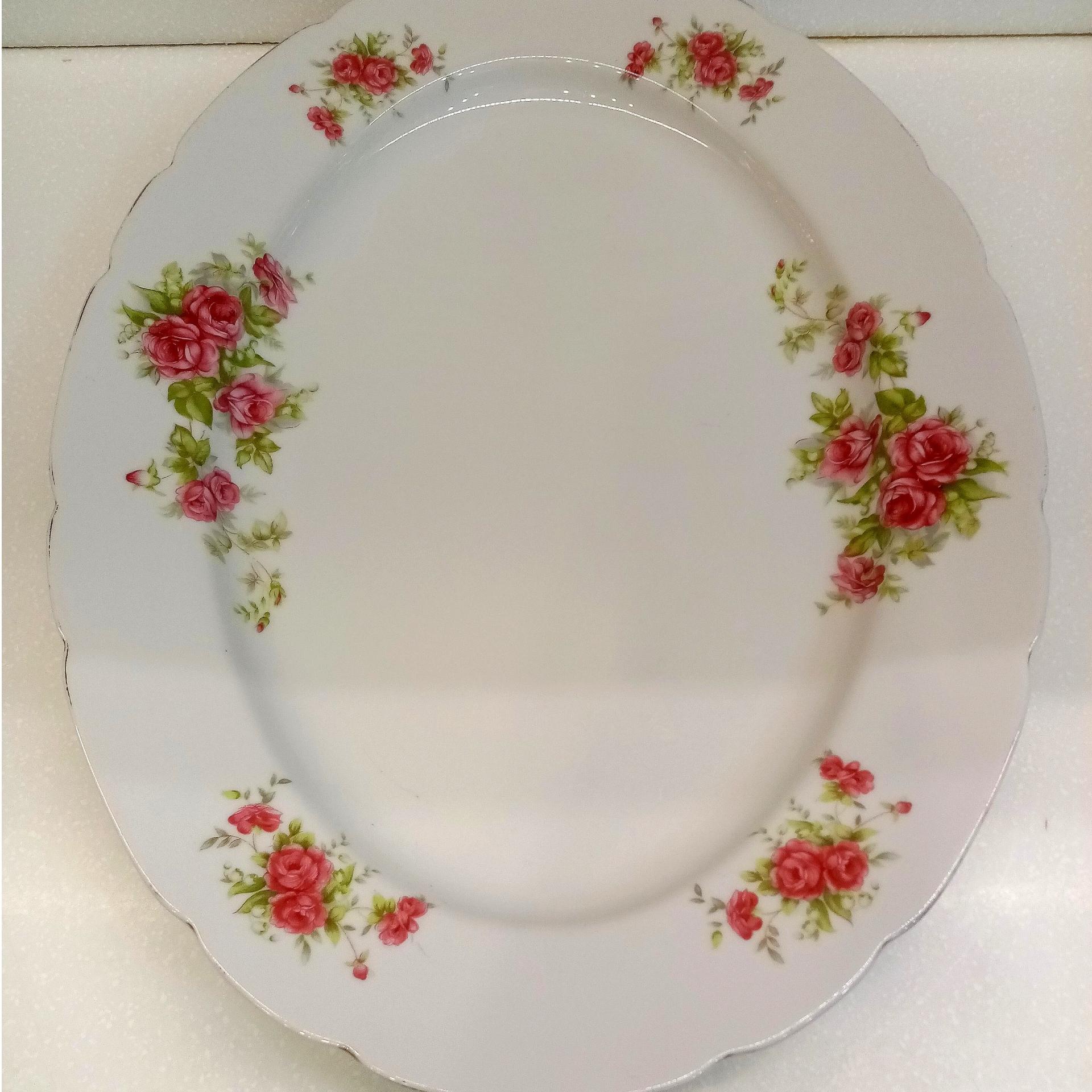 دیس گلسرخی بزرگ بره خوری 42سانتی مسعود