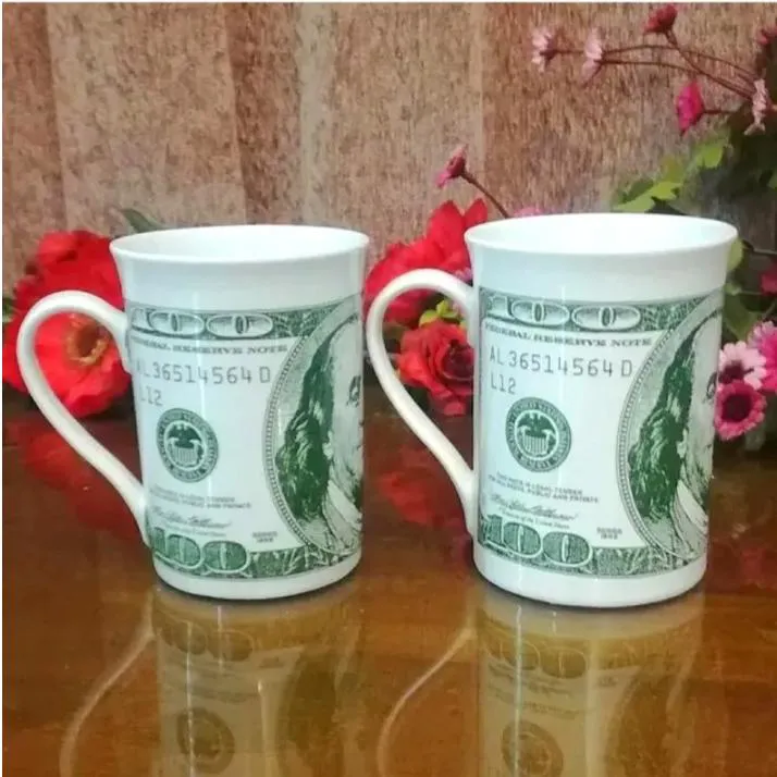 یکجفت ماگ 100 دلاری نو