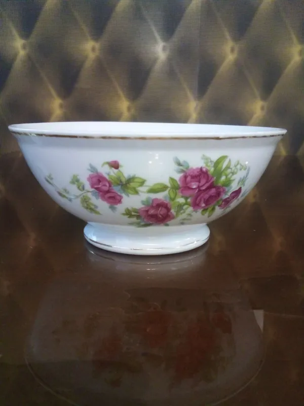 کاسه گلسرخی گل درشت 16سانتی