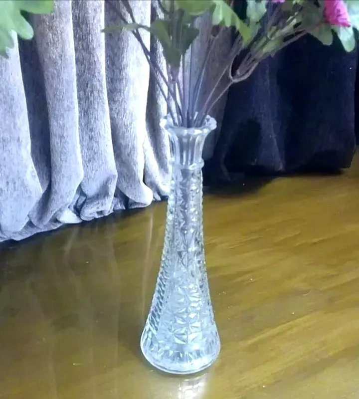 گلدان کریستال آمریکایی دوره پهلوی