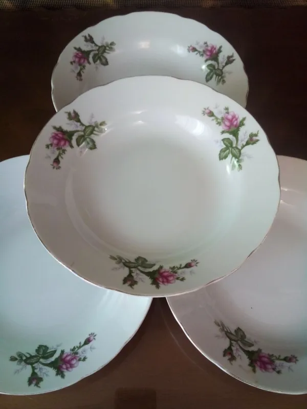 بشقاب خورش خوری ژاپنی گل غنچه 4عدد