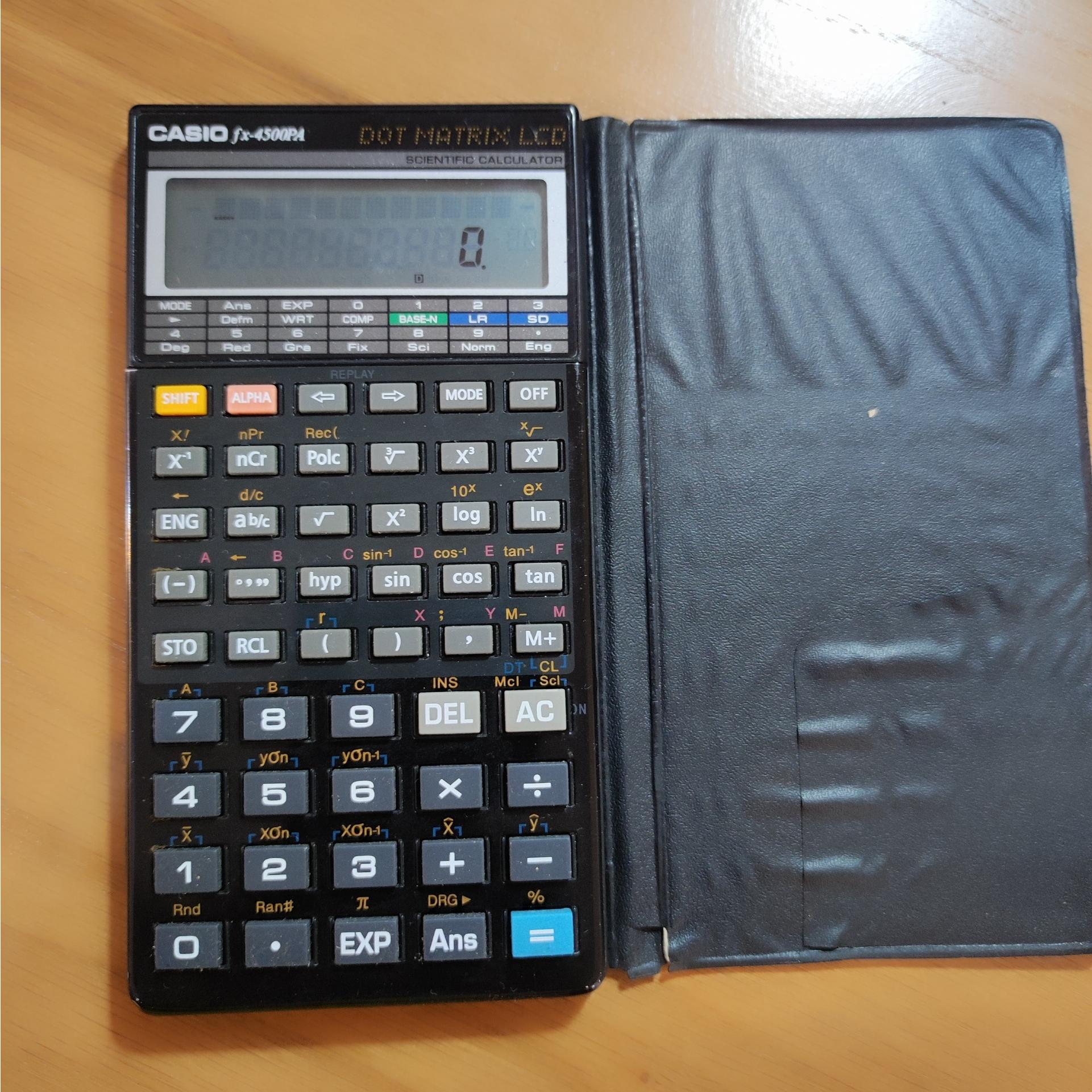ماشین حساب کاسیو مهندسی casio fx-4500pa