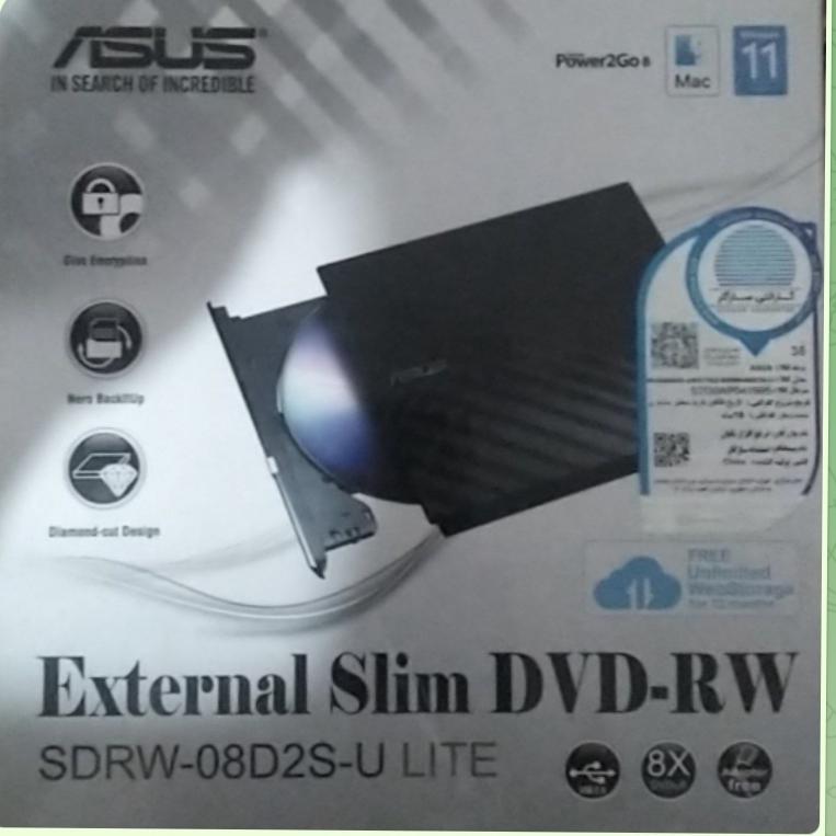 دی وی دی رایتر اکسترنال ایسوس SDRW-08D2S-U