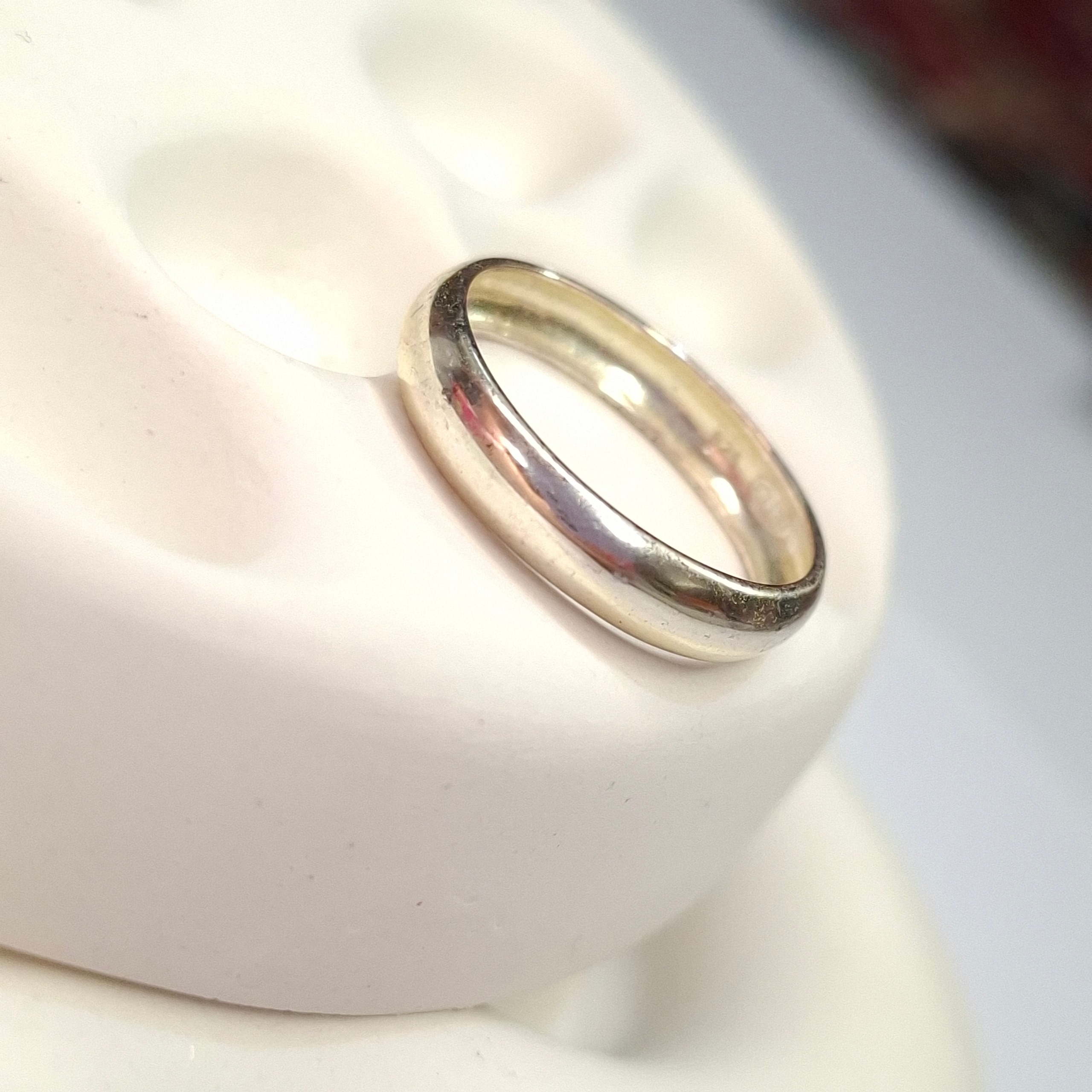 انگشتر نقره زنانه مدل حلقه آمریکایی وارداتی