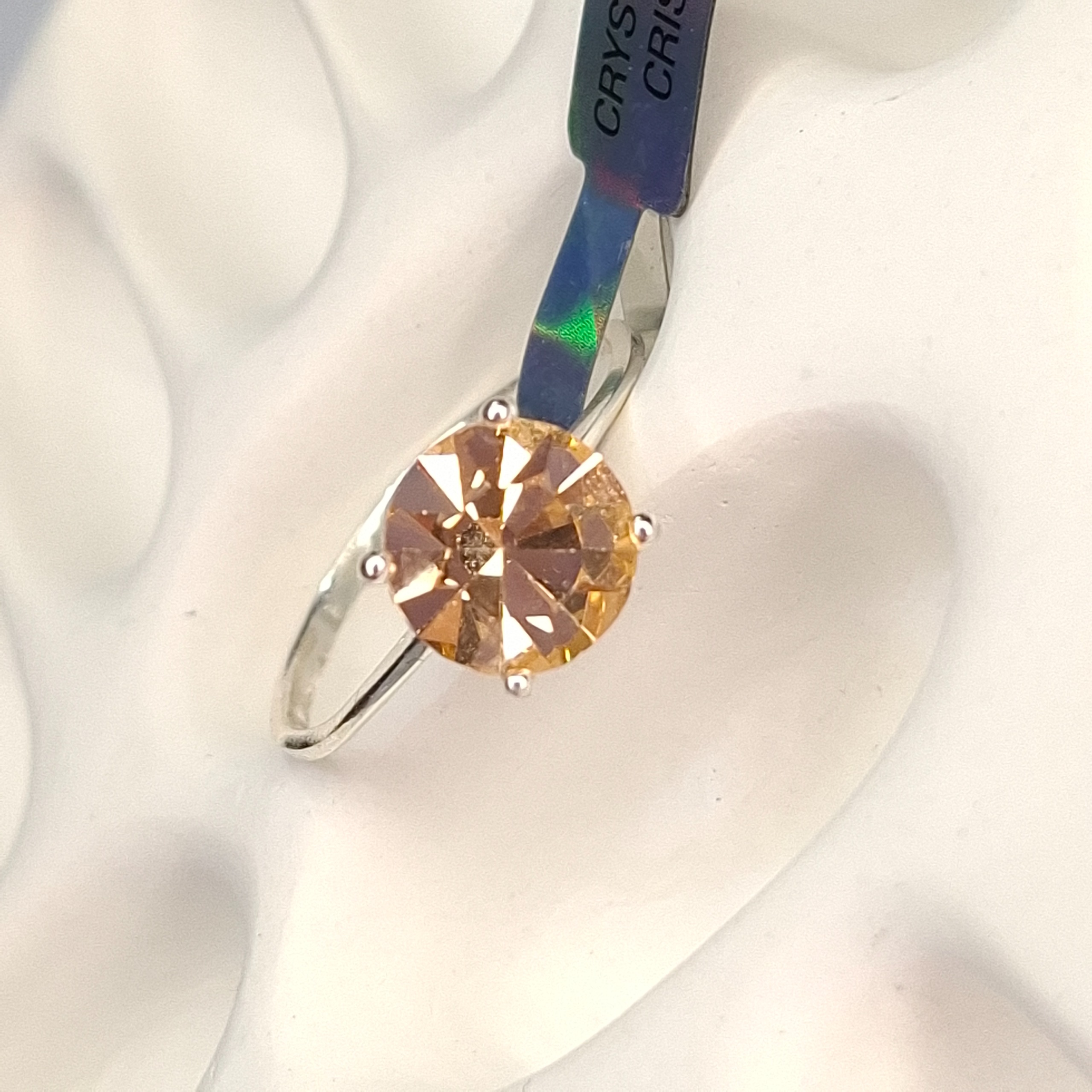 انگشتر نقره مدل تک سنگ بسیار خاص وارداتی