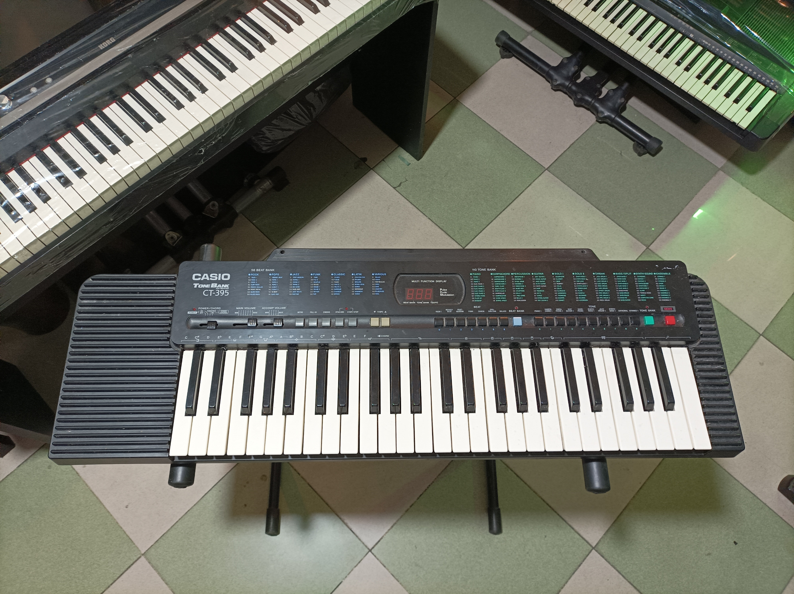 ارگ کیبورد کاسیو ct 395