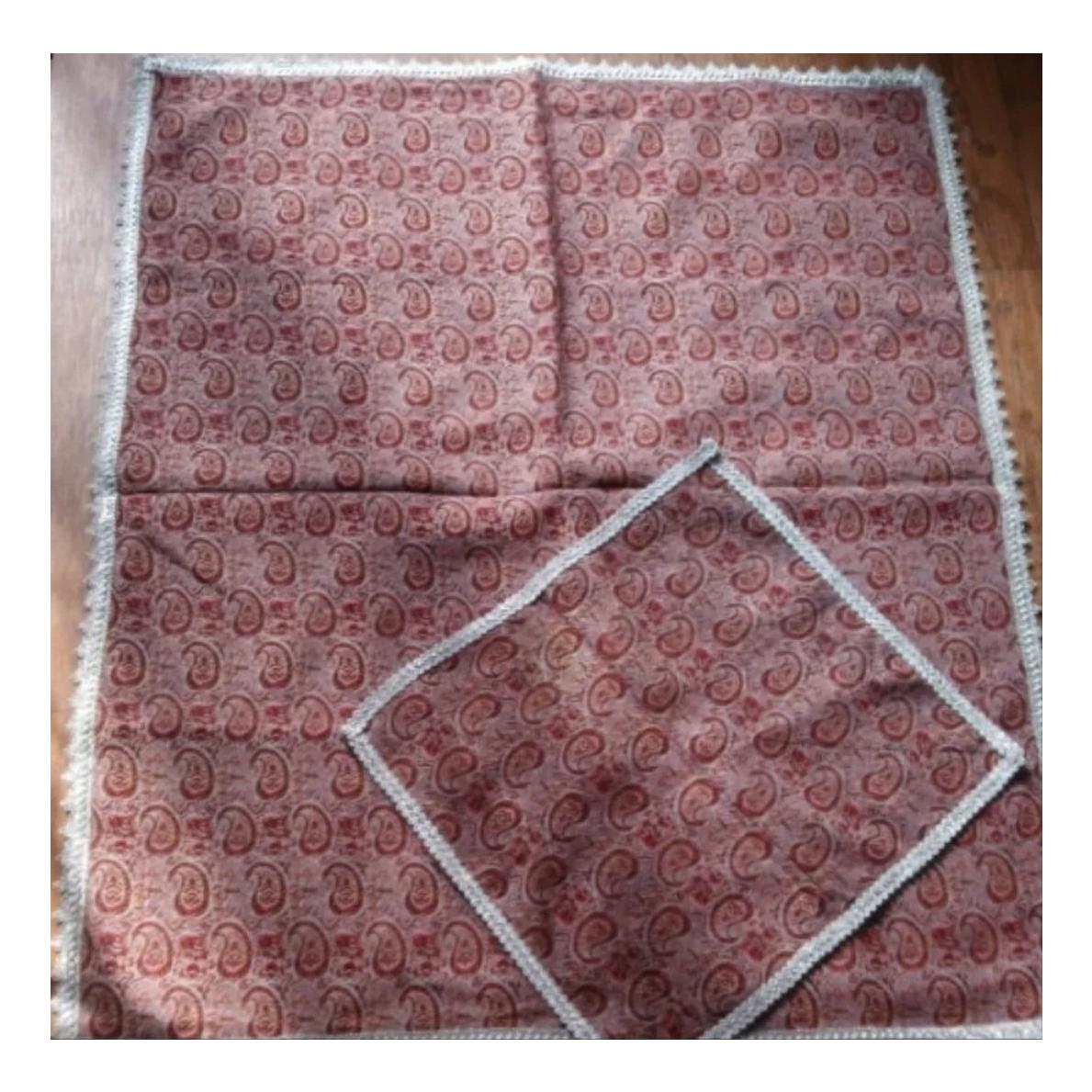 رومیزی ترمه آستر دار