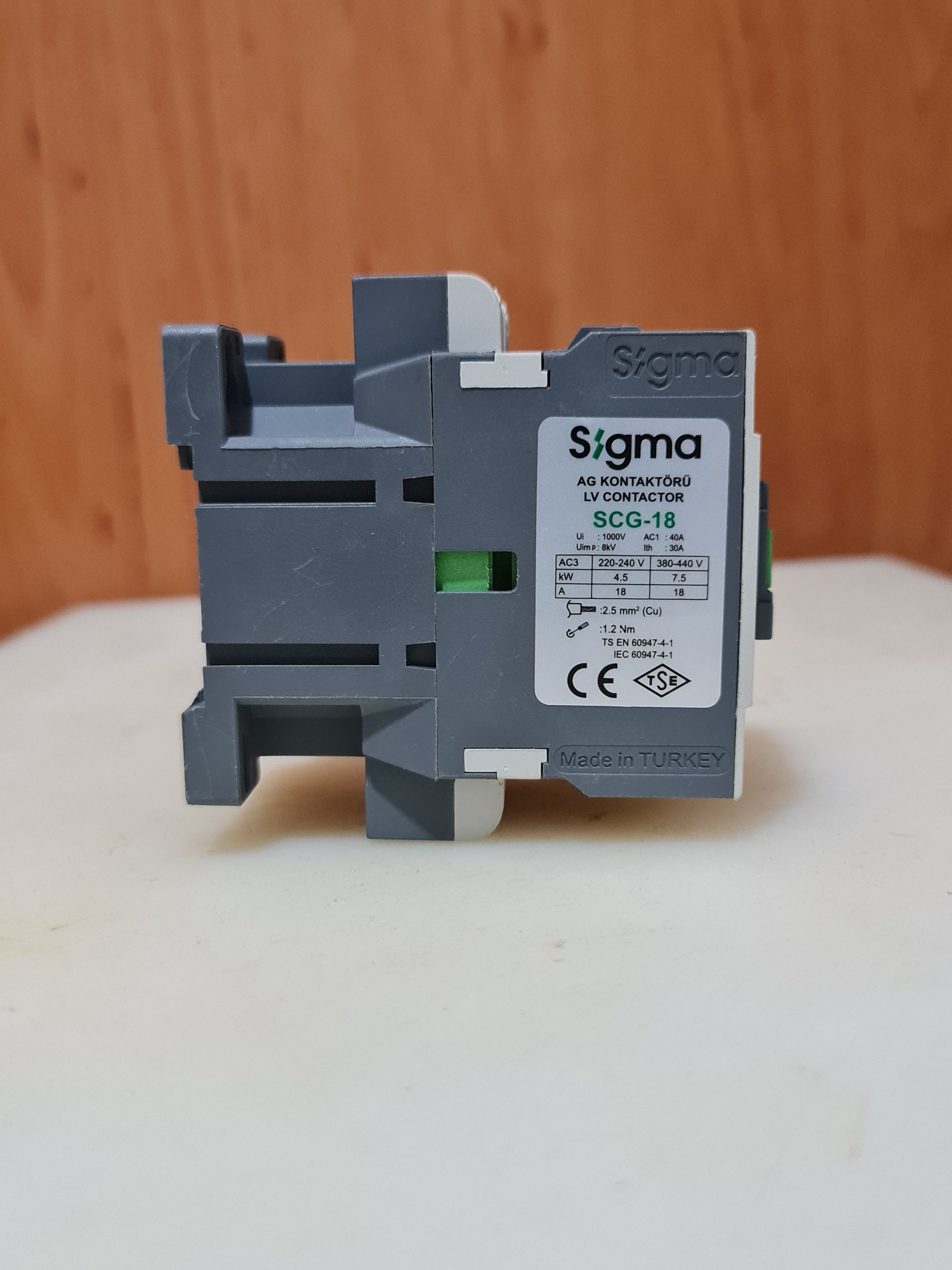 کنتاکتور sigma ترکیه