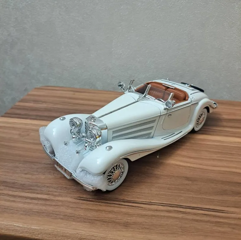ماکت بنز دودزا کلاسیک k500 سفید