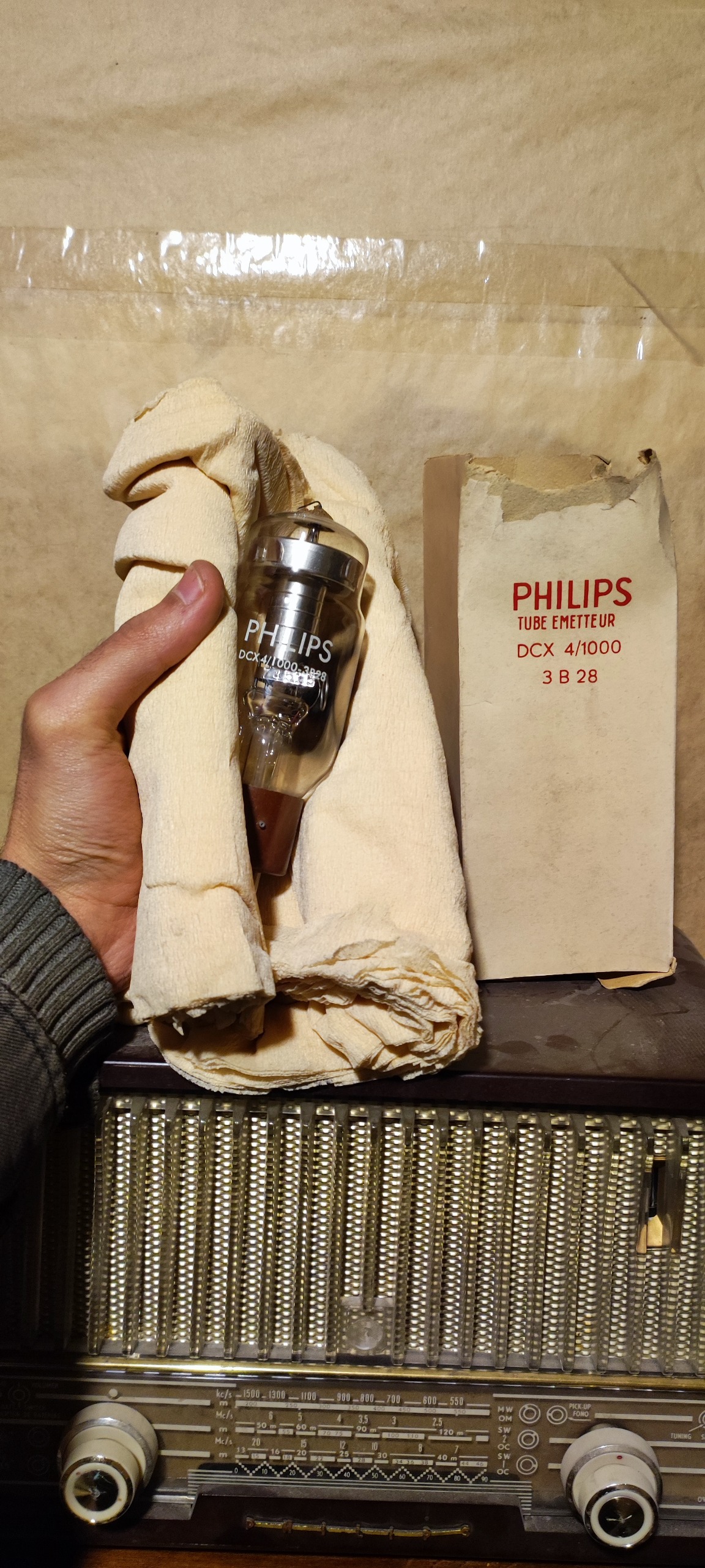 لامپ خلا غول پیکر بزرگ کلکسیونی آنتیک